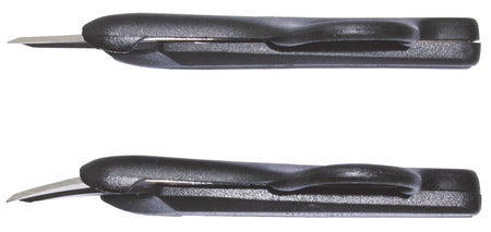 Fadenschere Einring-Weberschere RQ203761, gebogene Klinge, zwei Ausführungen im Vergleich