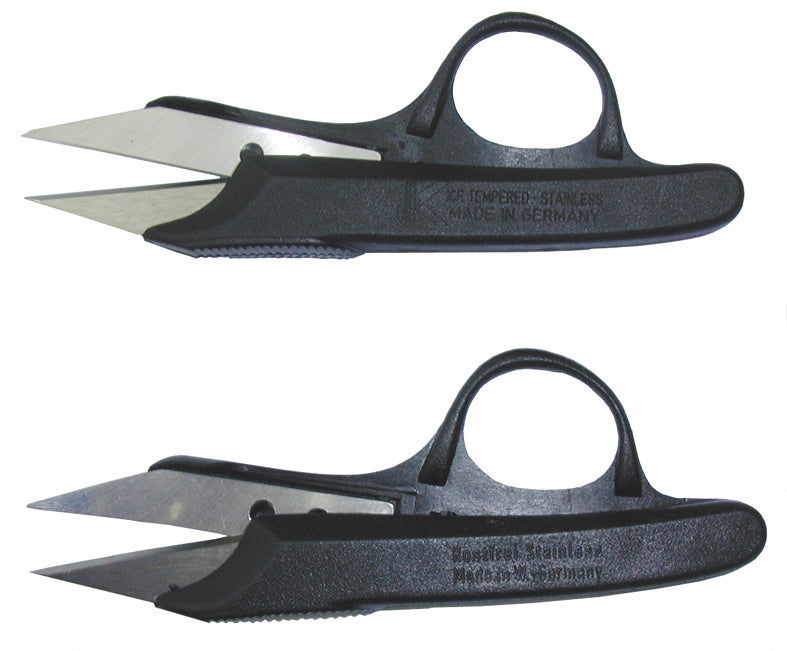 Fadenschere Einring-Weberschere RQ203861, zwei Ausführungen im Vergleich, Made in Germany