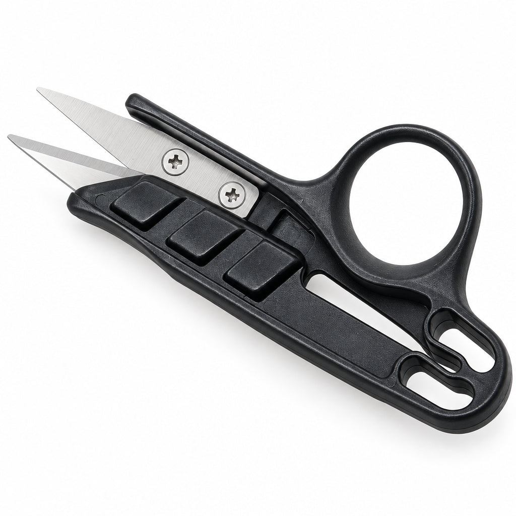 Fadenschere Einring-Weberschere RQ203861, Detailansicht der Klinge und des Ringgriffs