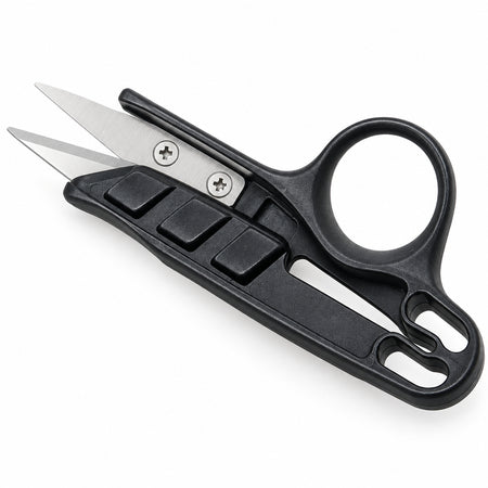 Fadenschere Einring-Weberschere RQ203861, Detailansicht der Klinge und des Ringgriffs