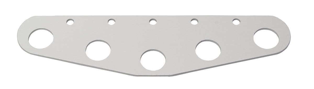 RUTGERSON Schotbretter gerade Aluminium silber eloxiert - 4 Größen