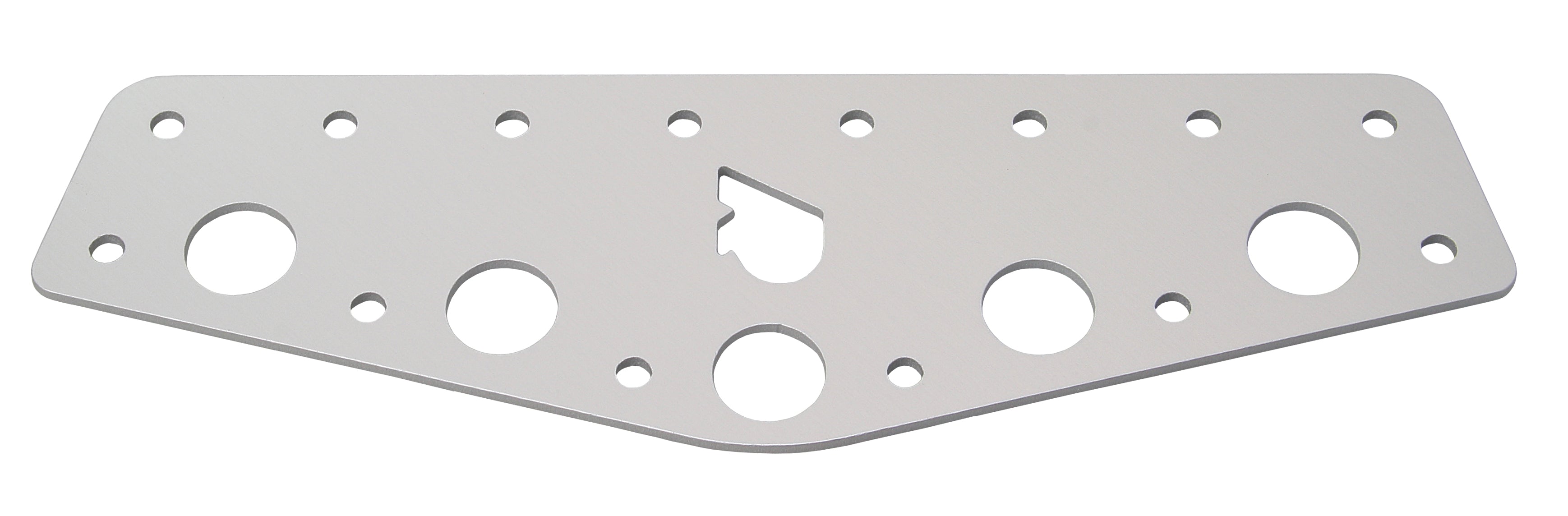 RUTGERSON Schotbretter gerade Aluminium silber eloxiert - 4 Größen