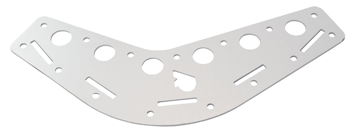 RUTGERSON Schotbretter gerade Aluminium silber eloxiert - 4 Größen