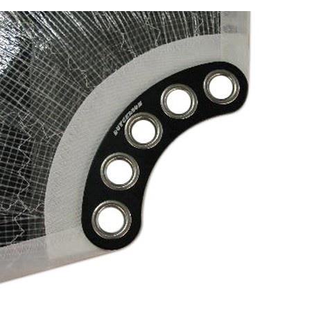 RUTGERSON Schotbrett gebogen Aluminium eloxiert - 3 Größen