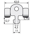 RUTGERSON Full-Batten-Zwischenrutscher für Profile 11–23 mm 11 mm