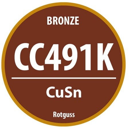 Borddurchbruch Bronze CC491K - Glatter Anschluss - EN ISO 9093-1 - Verschiedene Größen