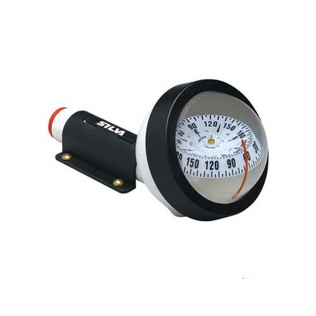 Silva Kompass Mod. 70 UNE Weiß - Universal-Kompass mit Steckhalterung