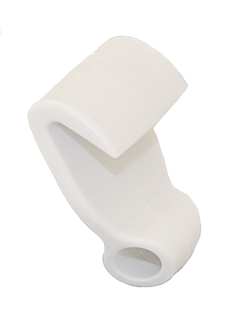 CLAMCLEAT Seilhaken Acetal weiß - Laschhaken für RIB-Verdecke 5-6mm