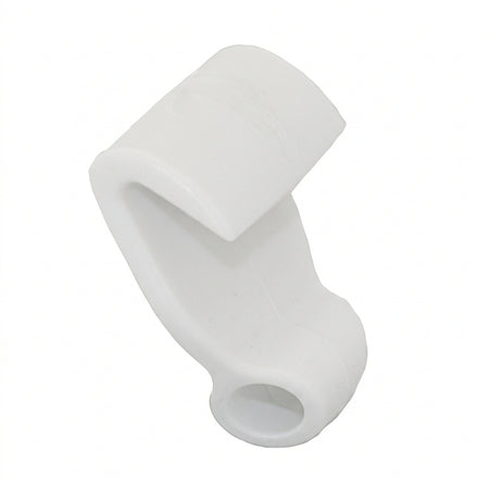 Persenninghaken / RIB-Haken aus Acetal – 5–6 mm, weiß / schwarz weiß
