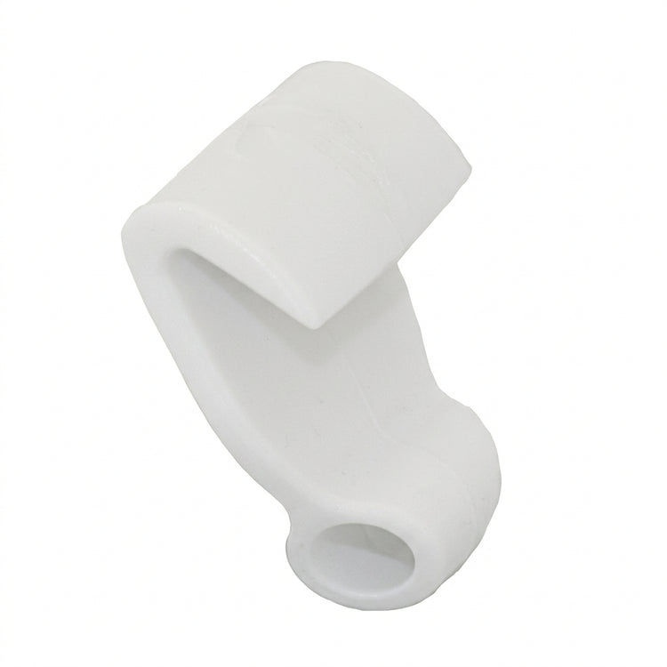 Persenninghaken / RIB-Haken aus Acetal – 5–6 mm, weiß / schwarz weiß