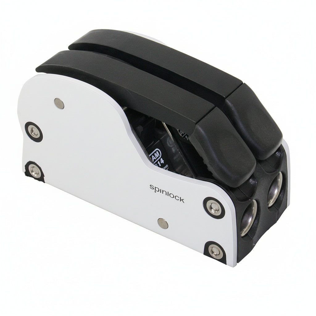 SPINLOCK Fallenstopper XCS - 8-14mm - Einfach/Zweifach - Weiß beschichtet zweifach