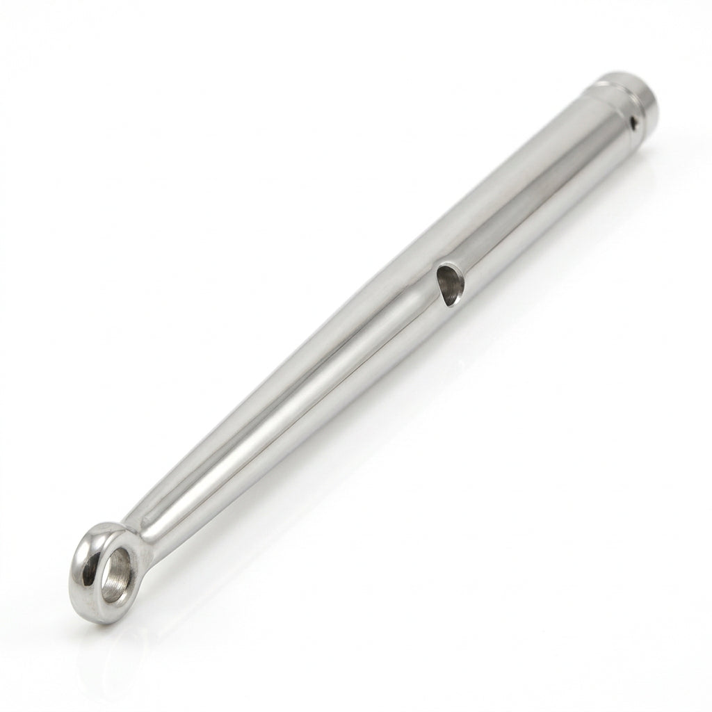Relingstützen Edelstahl 1.4401 – Kopf rund, 25,4 mm, 450 / 610 mm