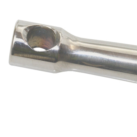 Relingstützen Edelstahl 1.4401 – Kopf eckig, 25,4 mm, 450 / 610 mm