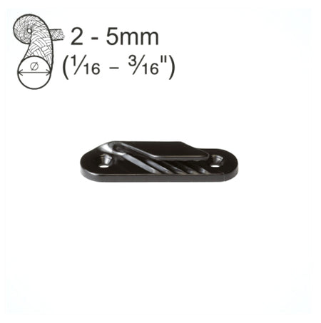 Clamcleat® Seilklemme CL214 Fine Line – Nylon Klemme Backbord für Tauwerk 2-5 mm