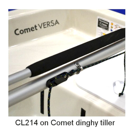 Clamcleat® Seilklemme CL214 Fine Line – Nylon Klemme Backbord für Tauwerk 2-5 mm