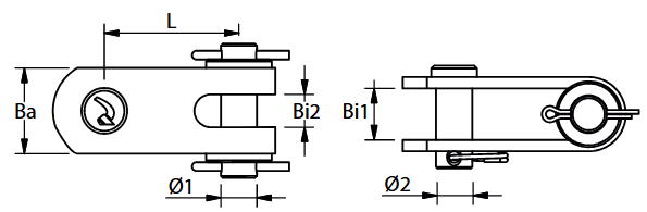 BLUE WAVE Toggle Edelstahl 1.4401 - Hochfeste Verbindungselemente für Rigging