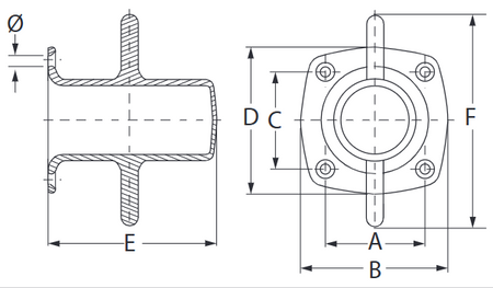 Kreuzpoller für Yachthafen verzinkt 2 Größen