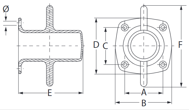 Kreuzpoller für Yachthafen verzinkt 2 Größen