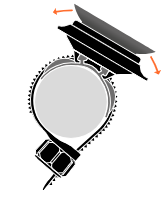 FIDLOCK VACUUM handlebar base flex - Smartphone-Halterung für Lenker