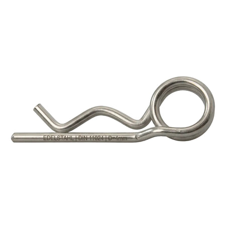 Federstecker DIN 11024D – doppelt, Edelstahl A4 / AISI 316