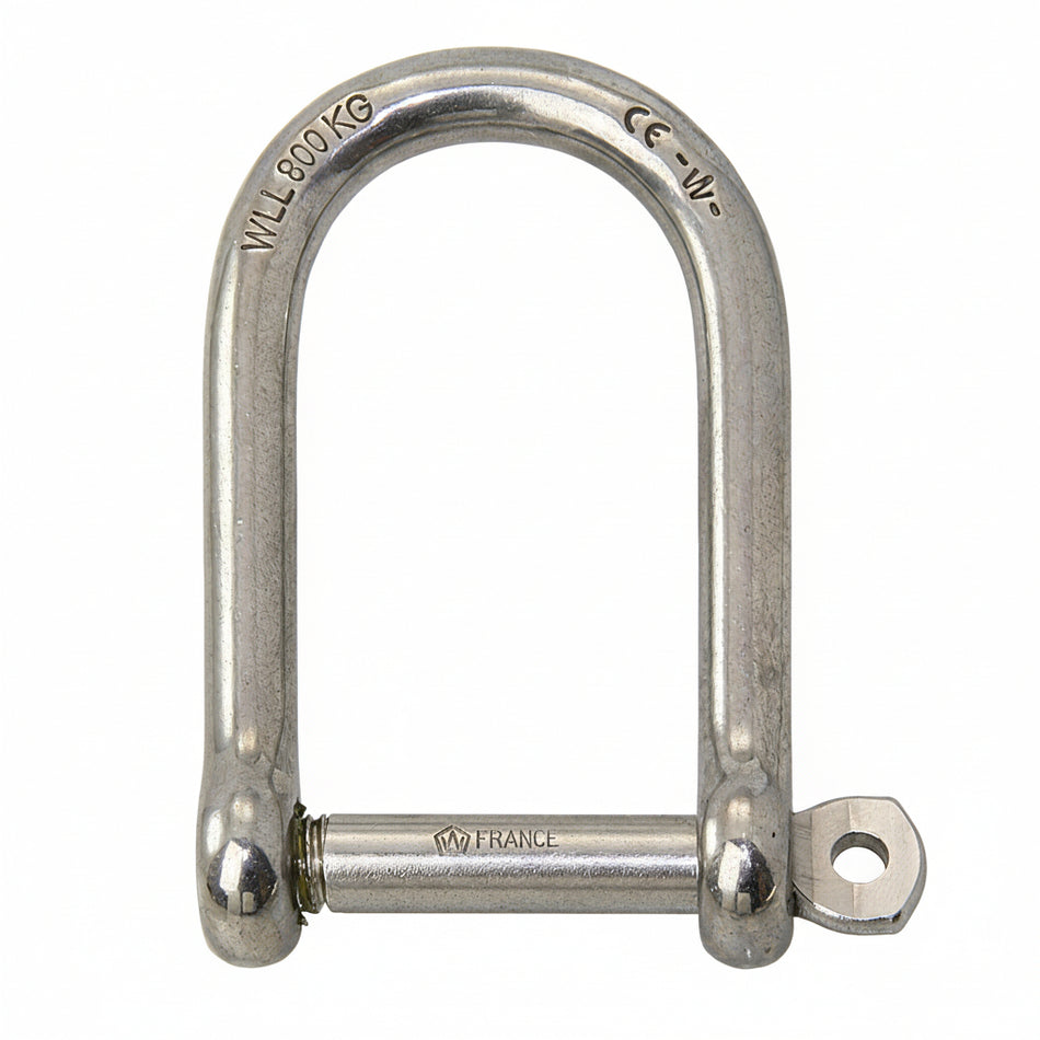 WICHARD Standard Schraubschäkel - gerade Form extra weit CE WLL