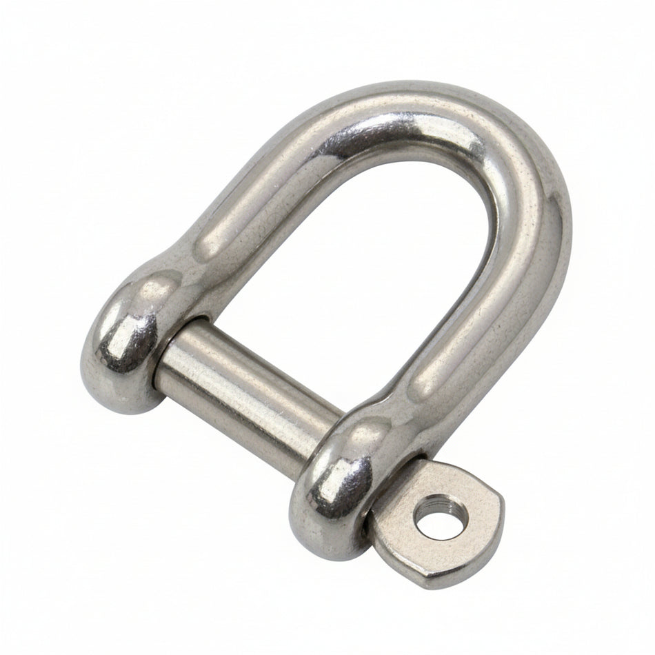 WICHARD Standard Schraubschäkel - gerade Form (D-Form kurz) CE WLL