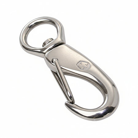 WICHARD Schnapphaken mit Wirbelauge Edelstahl 1.4404