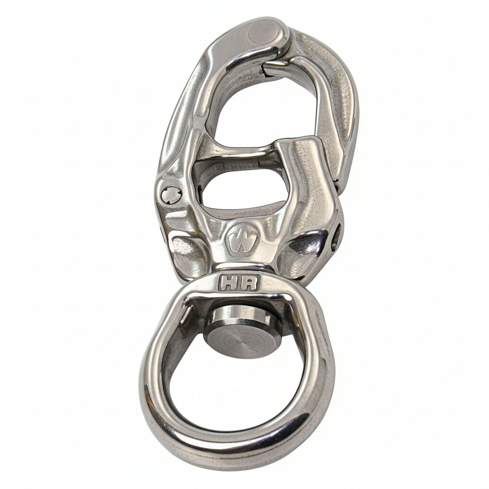 WICHARD TRIGGER Schnappschäkel Edelstahl 1.4542 hochfest mit Universal Wirbelauge