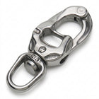 WICHARD TRIGGER Schnappschäkel – Universal-Wirbelauge, Edelstahl 1.4542 SR2660-SB