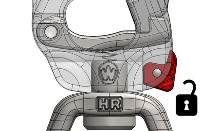 WICHARD TRIGGER Schnappschäkel – Universal-Wirbelauge, Edelstahl 1.4542