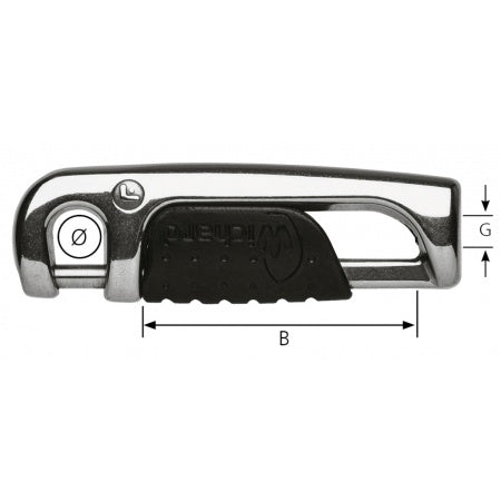 WICHARD Automatic Lock Relingshaken – Edelstahl 316L, M6 oder M8