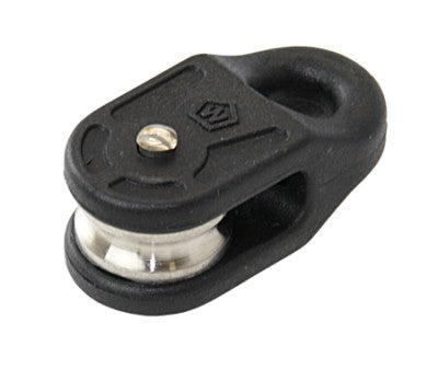 WICHARD Einfachblock gleitl. 18mm, Seil 4-6mm, Auge