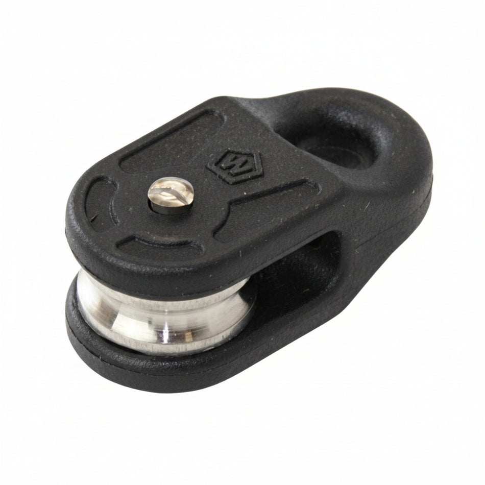 WICHARD Einfachblock 12mm – Gleitgelagert – Festes Auge