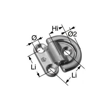 WICHARD Klappauge A4L/C3 10mm SB-Pack