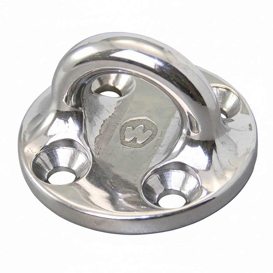 WICHARD Decksauge Rund SR6635 - Duplexstahl - Feststehend für Tauwerk und Gurtband