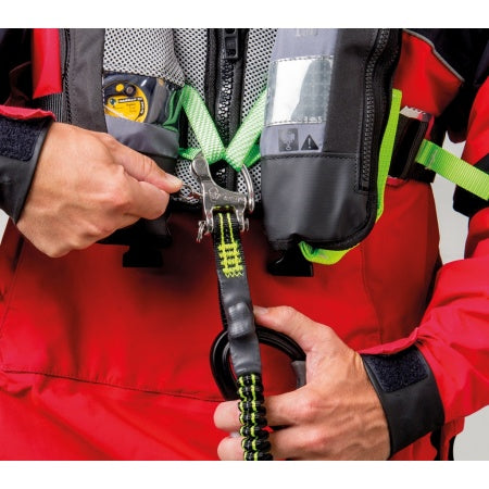 WICHARD ProLine R Sicherheitsleine 2+1 m – 2 ProSnap – Schnappschäkel – ErgoLock