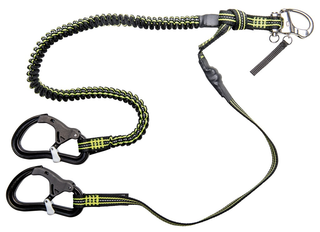 WICHARD ProLine R Sicherheitsleine 2+1 m – 2 ProSnap – Schnappschäkel – ErgoLock