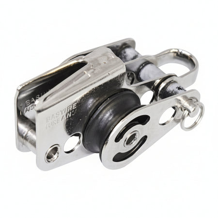 SEA SURE Dreifachblock gleitlagernd 25mm Bockrolle Schäkel U-Bügel V-Klemme SS0035