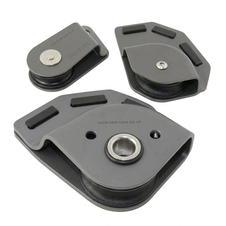 SEA SURE asymmetrische Reffblöcke – Aluminium, anthrazit, 6–12 mm Tau
