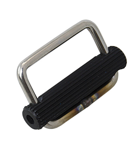 SEASURE Gurtschnalle aus Edelstahl mit beweglichem Nylon-Steg - 30-50mm 50 mm