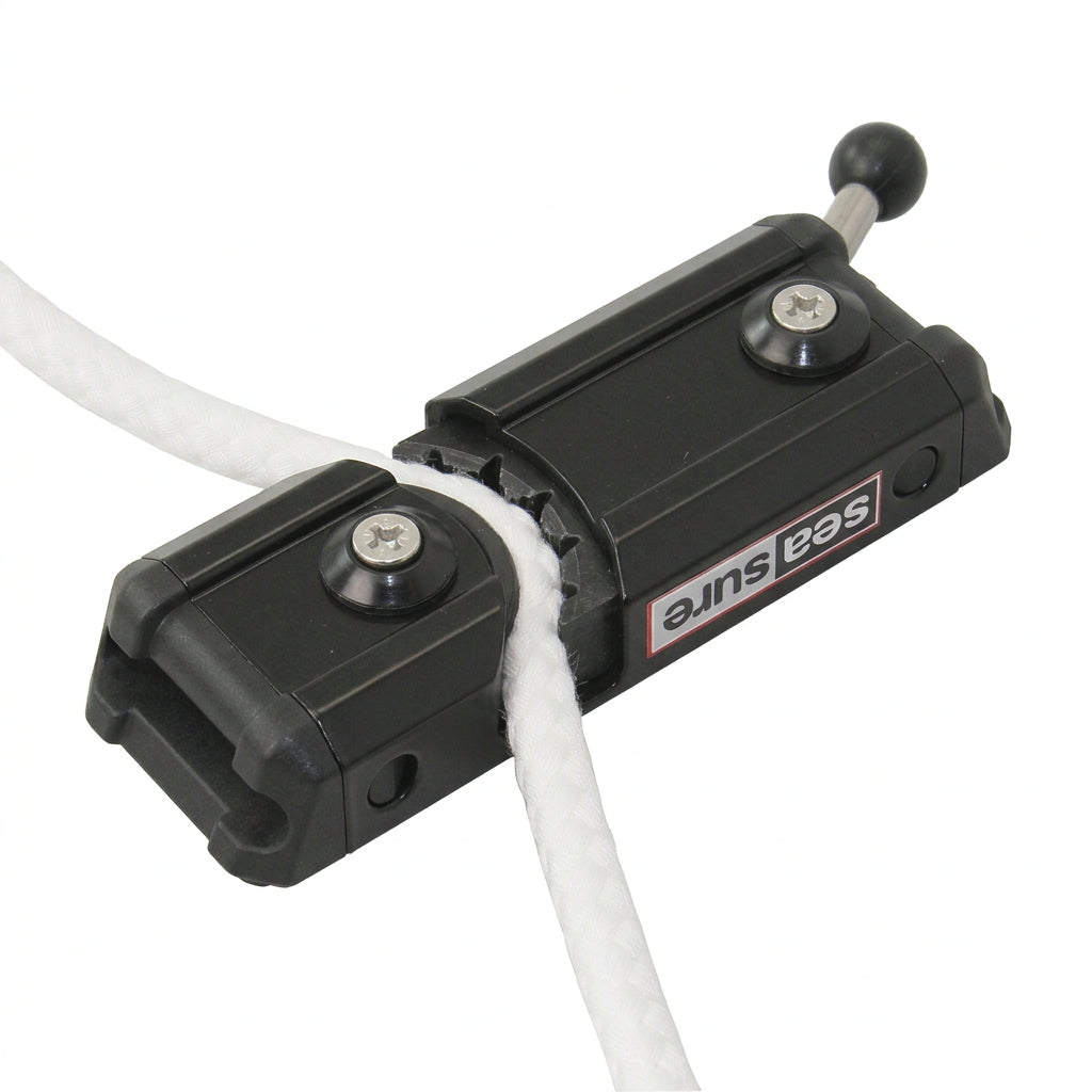 SEA SURE Tiller-Lock SS1925 – Pinnenarretierung mit Leine & Gummileine