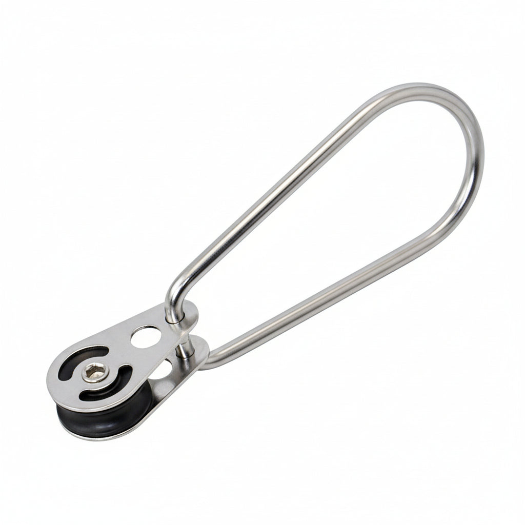 SEASURE Trapezring mit einfach gelagertem Block - Edelstahl für Trapezsysteme