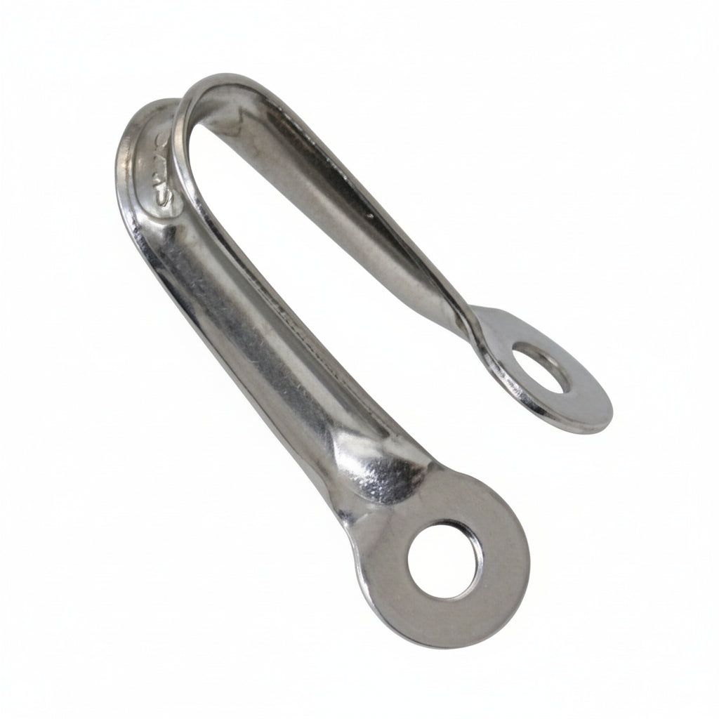 Mastauge Edelstahl Beschlag SS 2539 - gedreht, 42x33mm