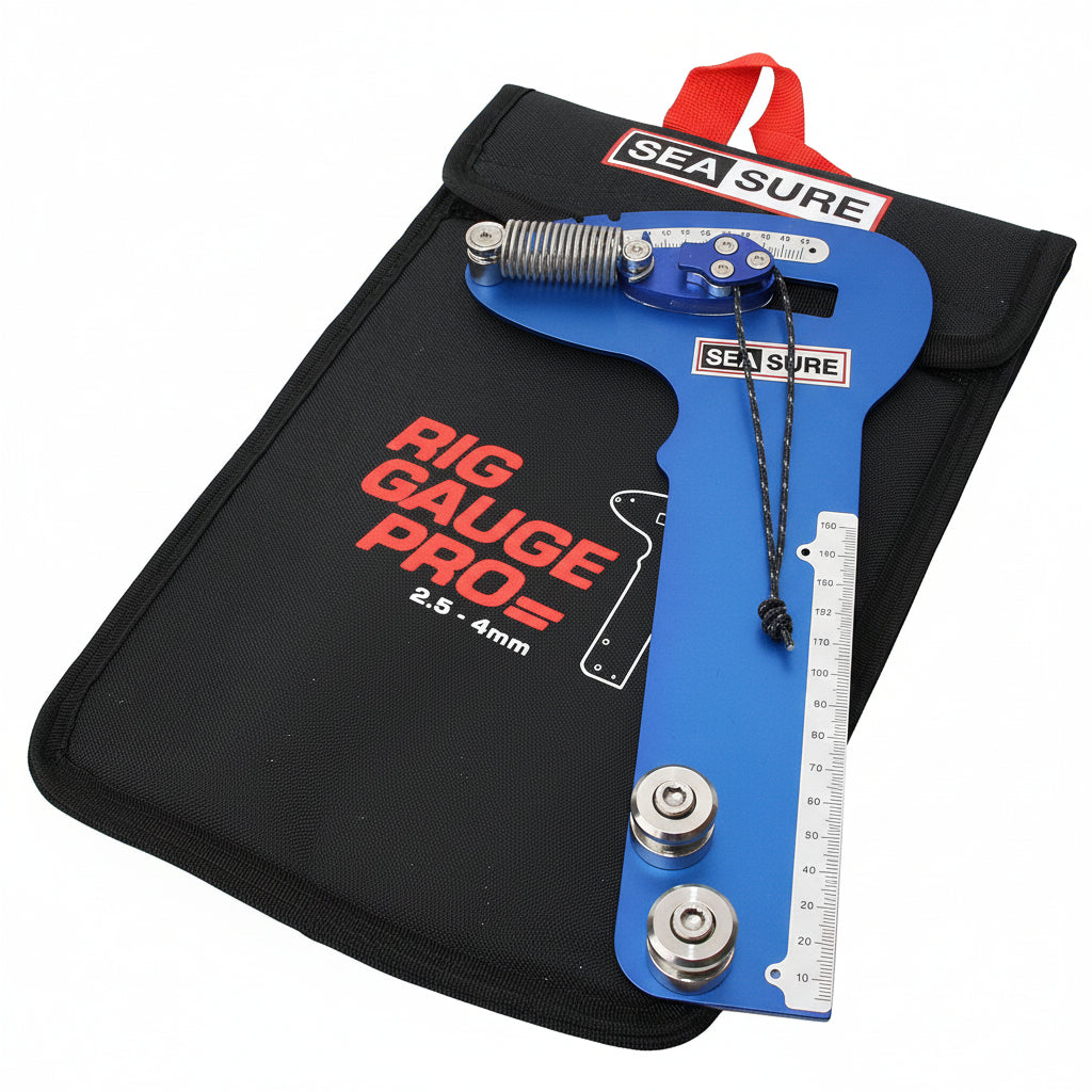 Sea Sure Wantenspannungsmesser RIG GAUGE PRO - für Wanten 2,5-4,0 mm - Edelstahl 316