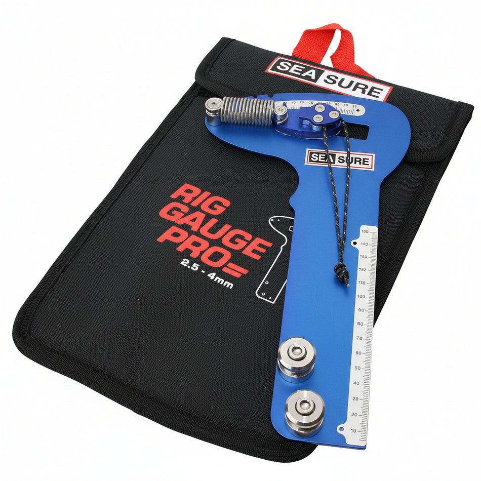 Sea Sure Wantenspannungsmesser RIG GAUGE PRO - für Wanten 2,5-4,0 mm - Edelstahl 316