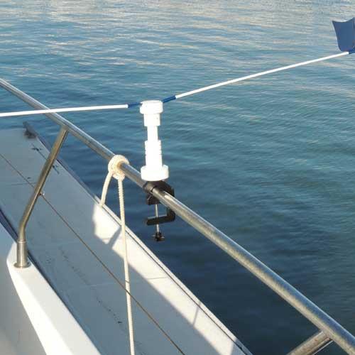 Stopgull Relingshalterung - Befestigungssatz für Reling 22-38mm