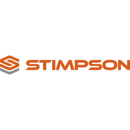 STIMPSON® Logo für Zackenösen und Ösen aus vernickeltem Messing