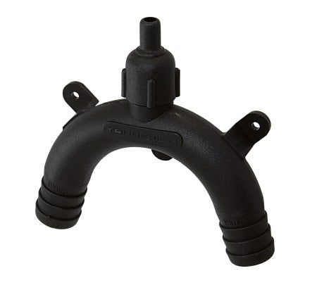 TRUDESIGN Schwanenhalsventil Nylon/GFK - Hochwertige Bordtoiletten-Ventile schwarz