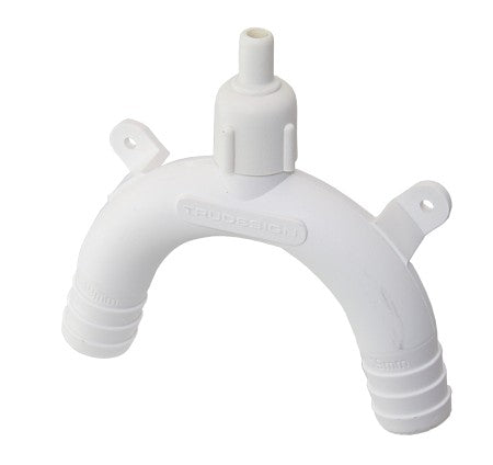 TRUDESIGN Schwanenhalsventil Nylon/GFK - Hochwertige Bordtoiletten-Ventile weiß