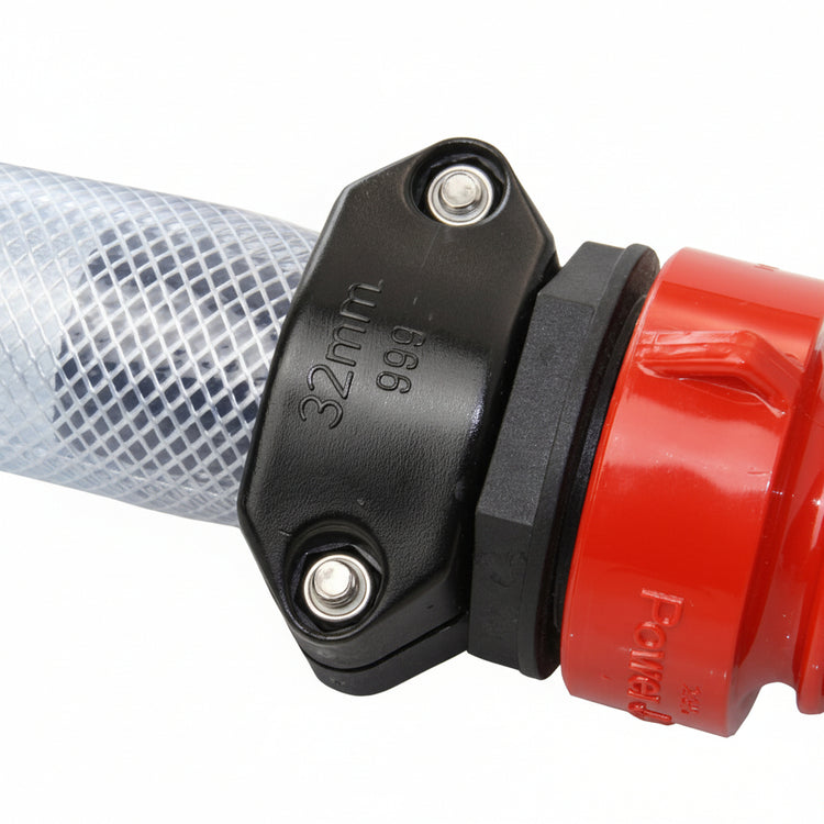 TRUDESIGN Schlauchschelle Nylon/GFK mit Edelstahl A4 - Alle Größen 13-38mm
